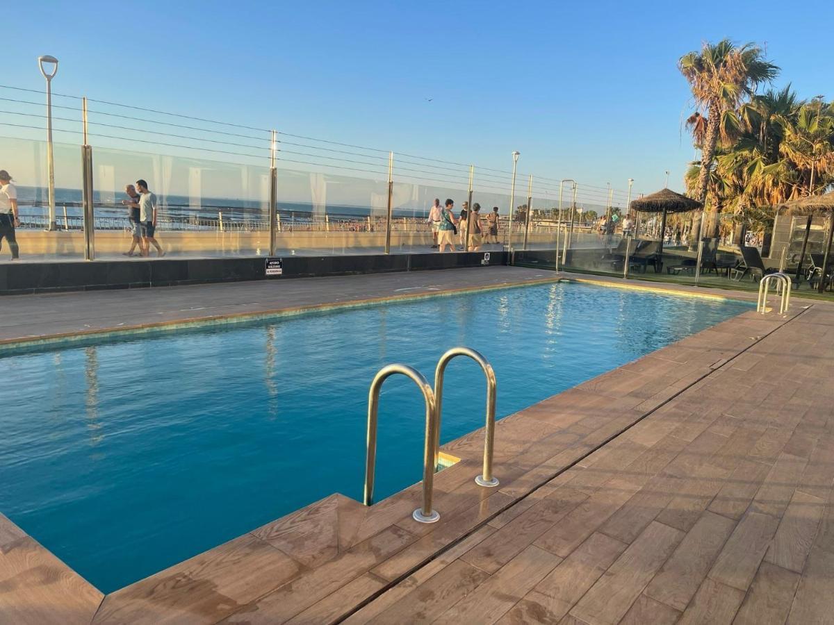 Apartamento Con Piscina En El Paseo Cruz Del Mar Chipiona Exterior foto